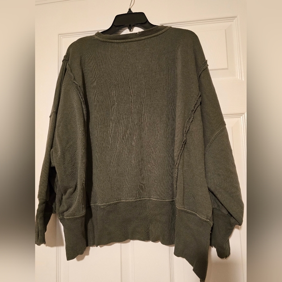 NWOT Free People We The Free | Camden Sweatshirt In Adventurer Size XS - Picture 2 of 2